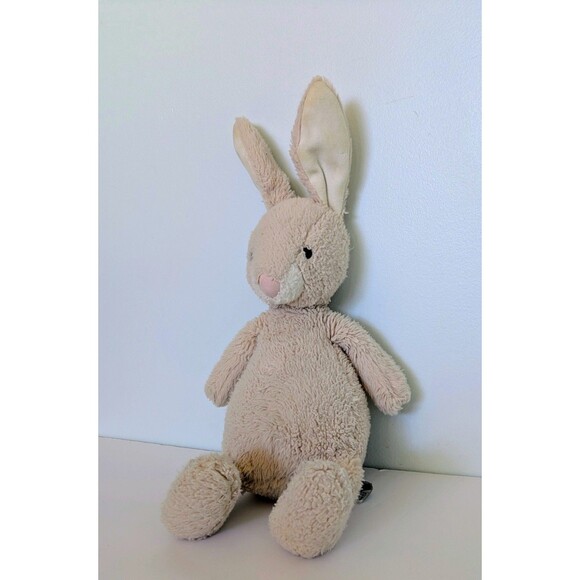 Adorable Jellycat London Sweetie Beige Bunny Rabbit Plush Stuffed Animal 14” - Picture 3 of 10